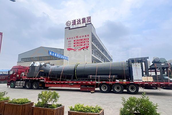 正陽(yáng)有機(jī)肥烘干機(jī)發(fā)貨